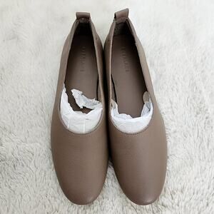 NEW Everlane The Day Glove Leather Ballet Flats Mocha